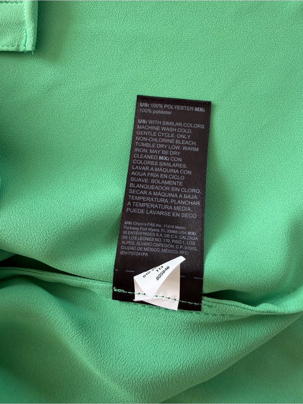 White House Black Market Mint Ruffle Cap-Sleeve Button Front Blouse Green Medium - Picture 11 of 12